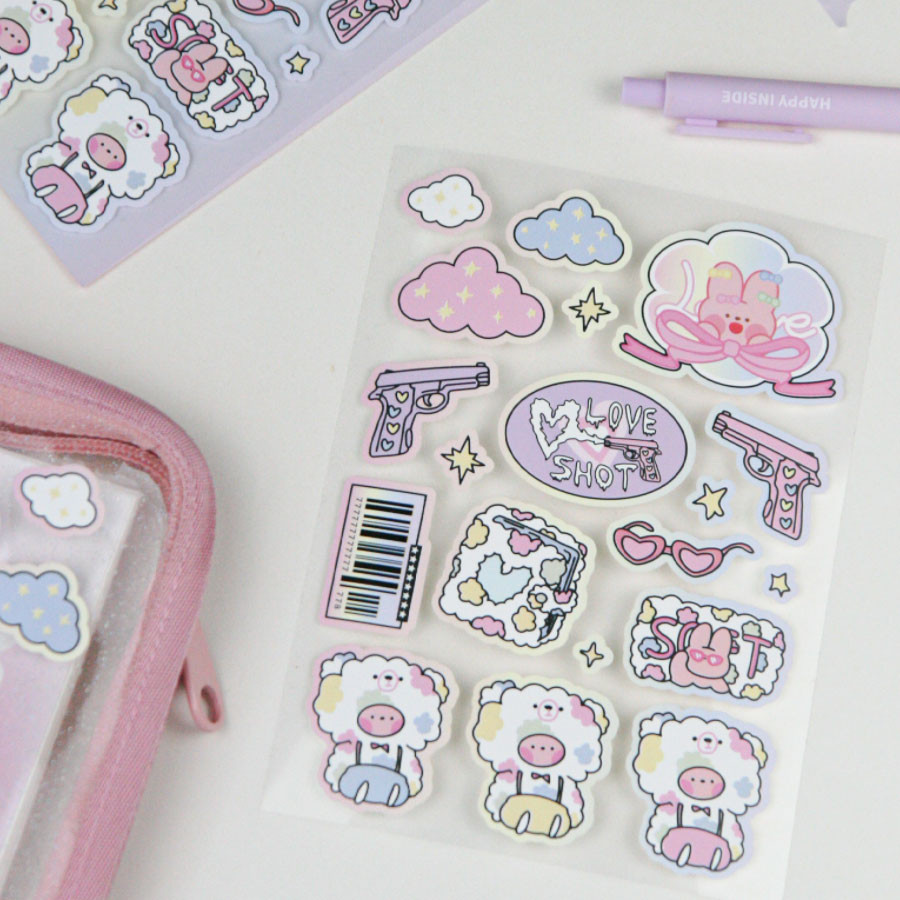 Usage example - DESIGN GOMGOM Reeli Color Line Paper Removable Sticker